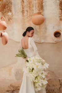 Bride portrait session in Mexico, elegant bridal photography by Joice Dahianna destination wedding photographer based in Riviera Maya