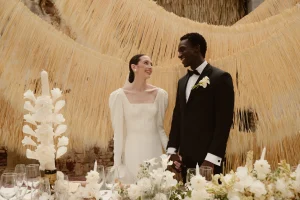 Wedding couple during their Mexico destination wedding, photographed by Joice Dahianna